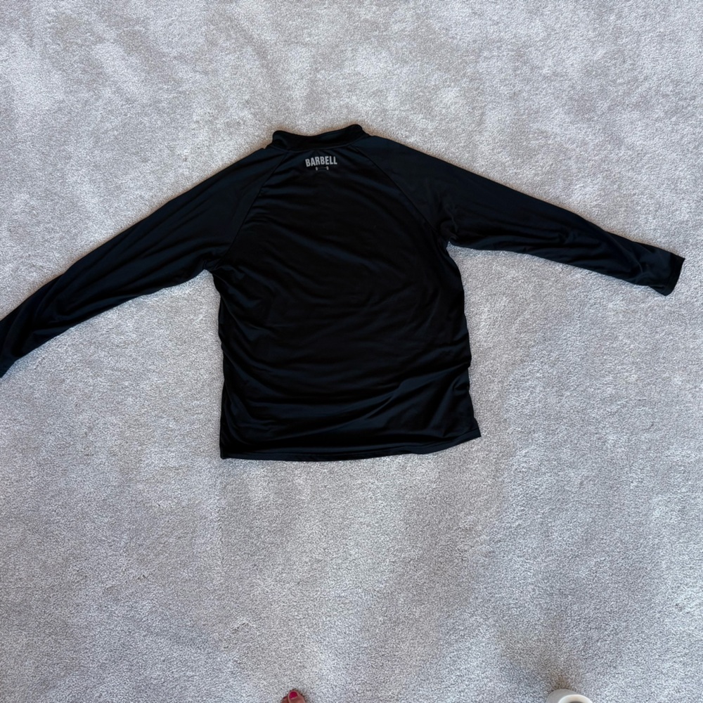 Barbell Havok Quarter Zip - Black - Long Sleeve Shirt